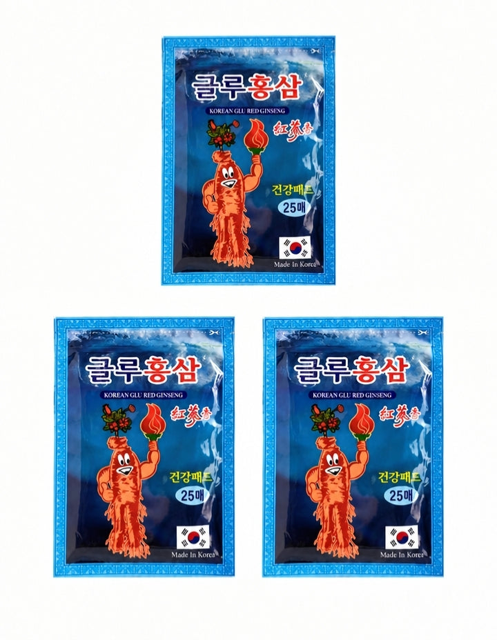 Kore Kırmızı Ginseng Rahatlatıcı Bitkisel Destek Bandı (25'li Paket)