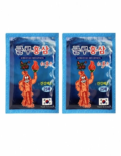 Kore Kırmızı Ginseng Rahatlatıcı Bitkisel Destek Bandı (25'li Paket)