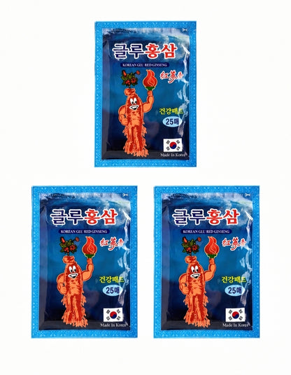 Kore Kırmızı Ginseng Rahatlatıcı Bitkisel Destek Bandı (25'li Paket)